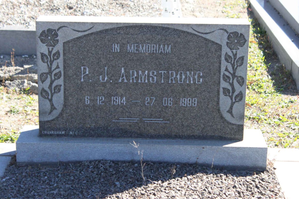 ARMSTRONG P.J. 1914-1989