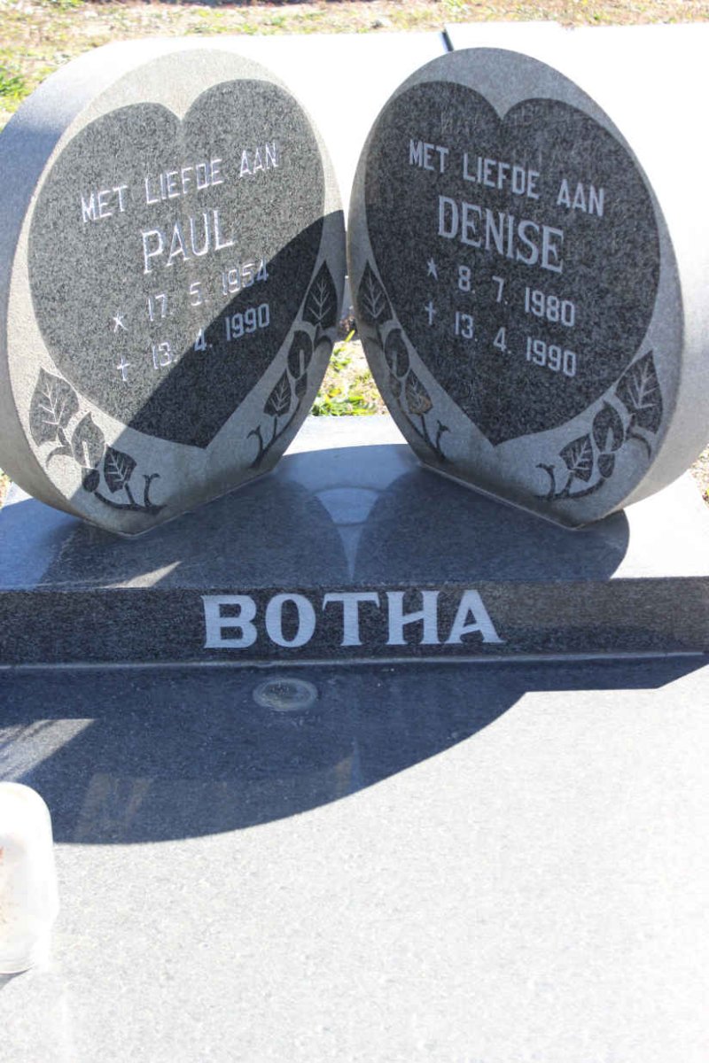 BOTHA Paul 1954-1990 :: Denise 1980-1990