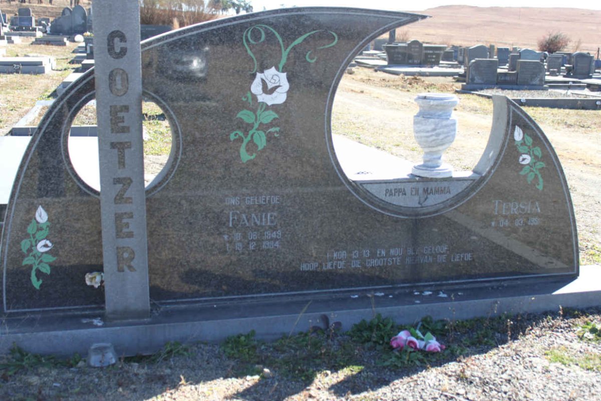 COETZER Fanie 1949-1994 &amp; Tersia 195?-