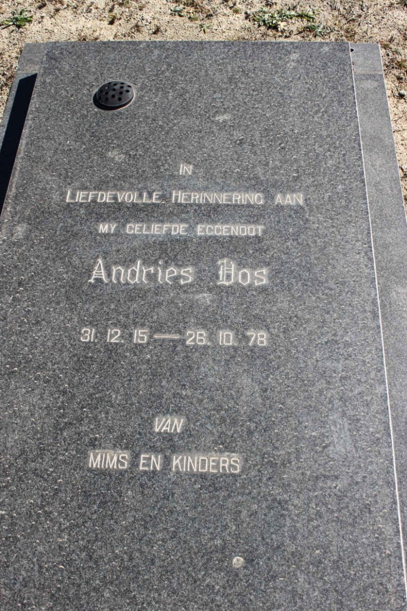 DOS Andries 1915-1978