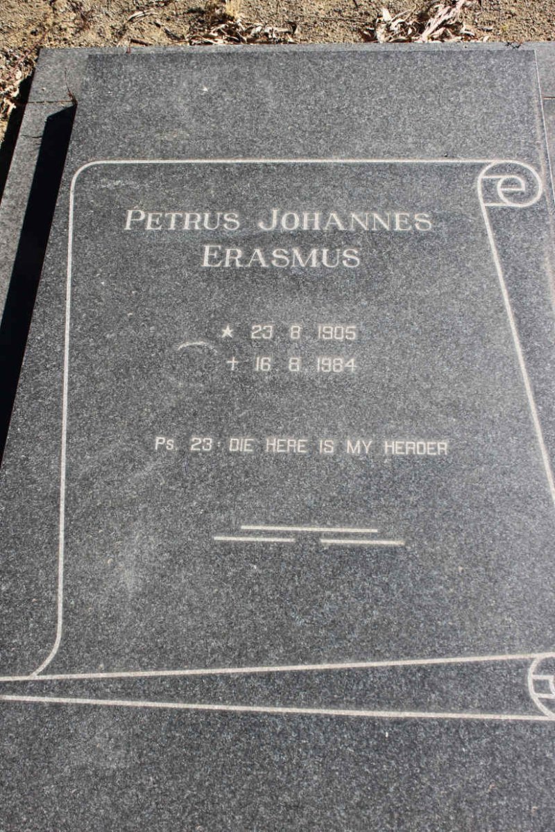 ERASMUS Petrus Johannes 1905-1984
