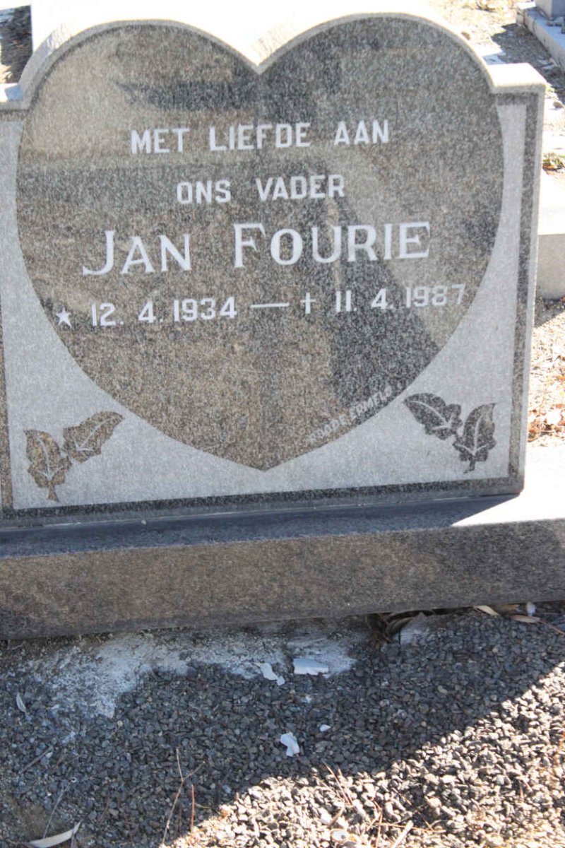 FOURIE Jan 1934-1987