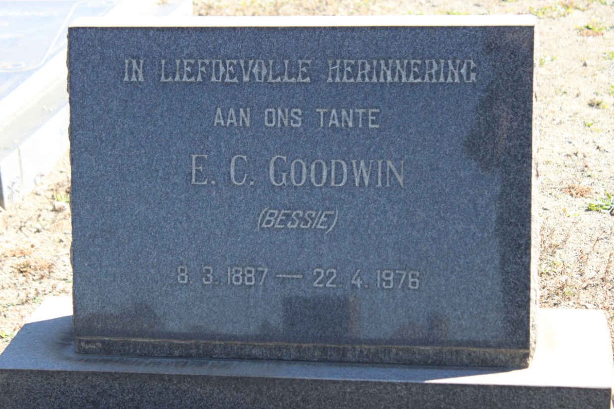GOODWIN E.C. 1887-1976