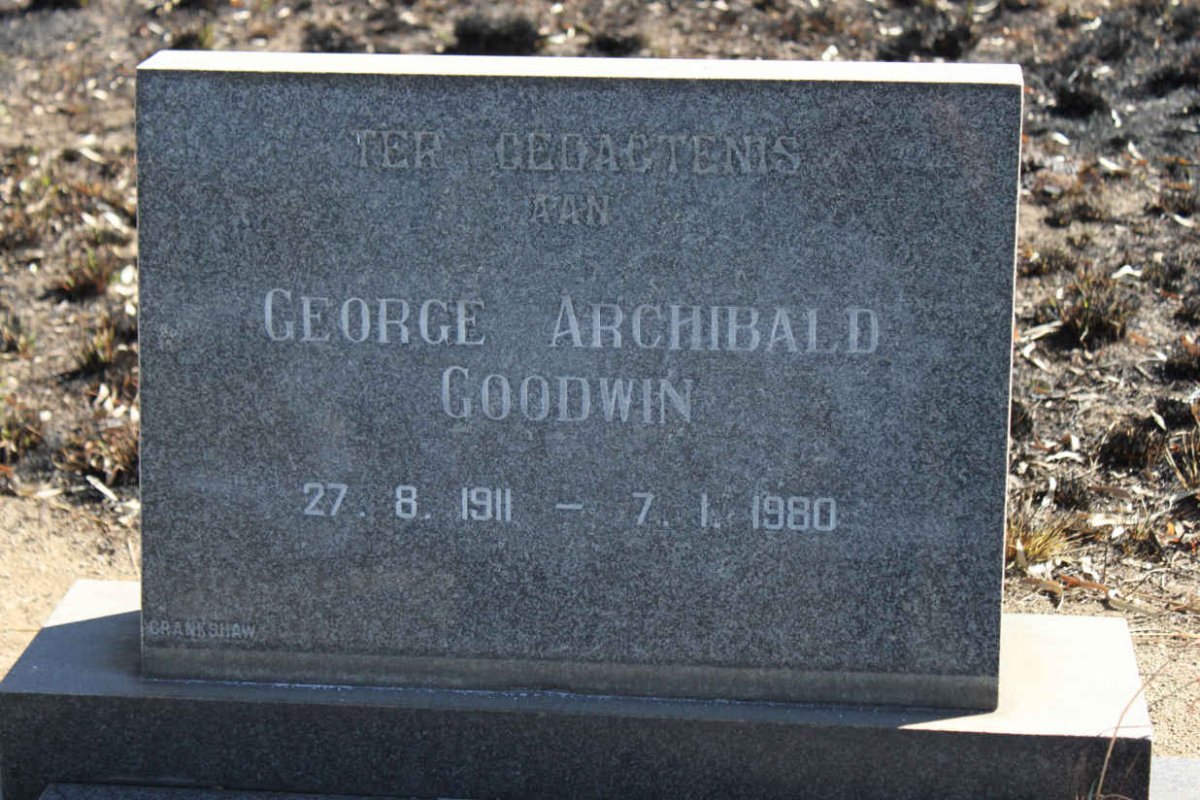 GOODWIN George Archibald 1911-1980