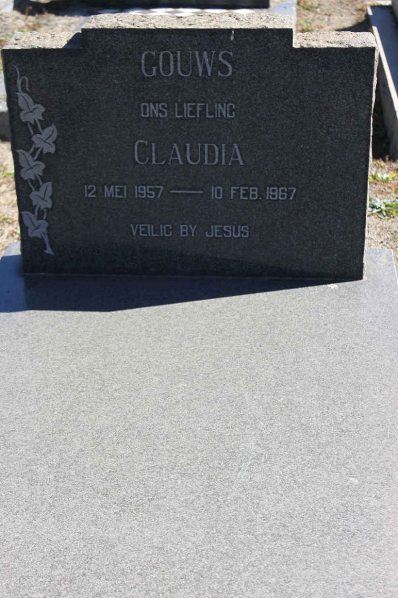 GOUWS Claudia 1957-1966