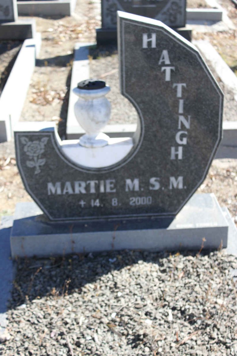 HATTINGH Martie M.S.M -2000