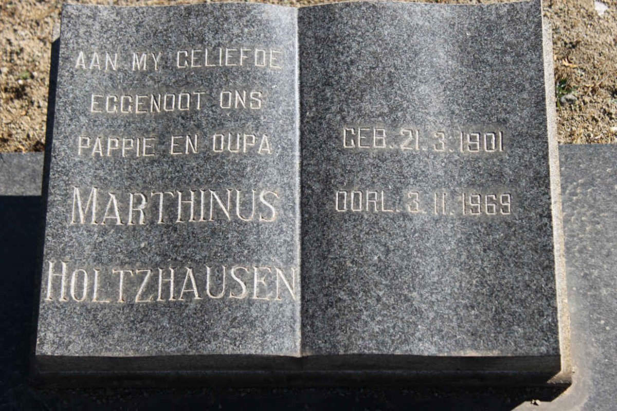 HOLTZHAUSEN Marthinus 1901-1969