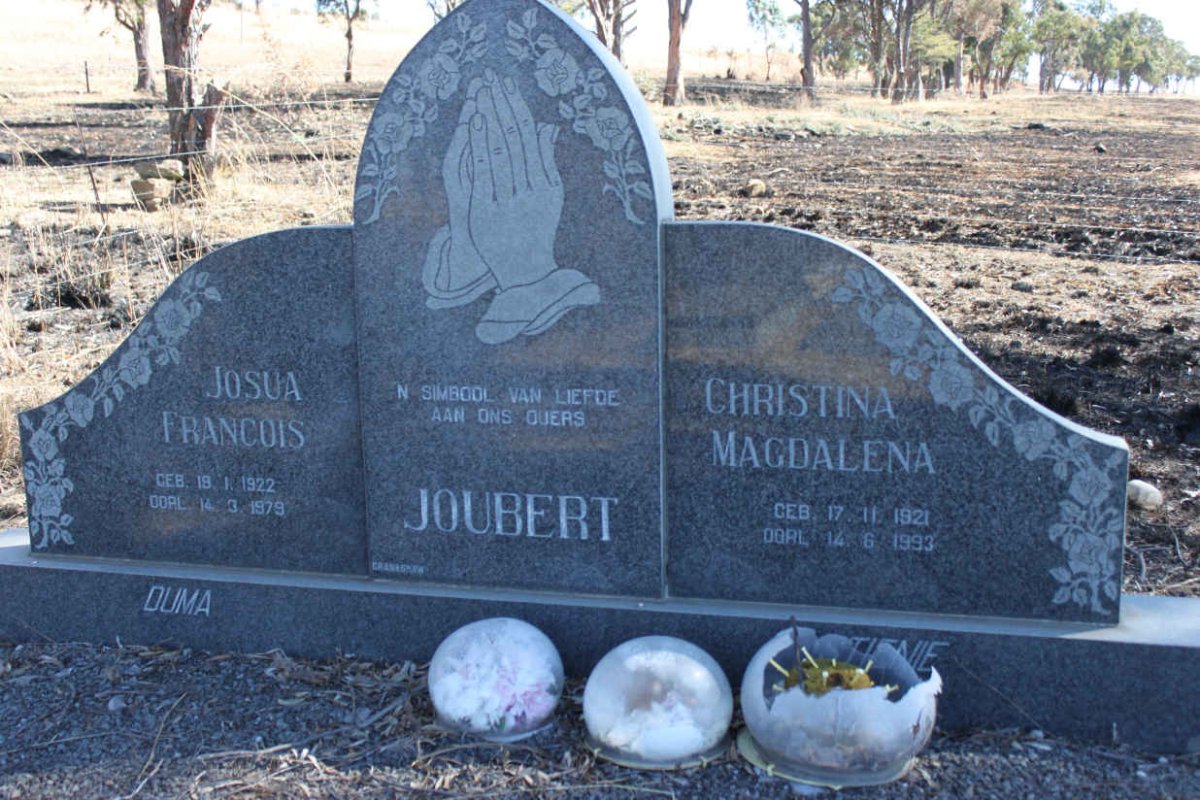 JOUBERT Josua Francois 1922-1979 &amp; Christina Magdalena 1921-1993
