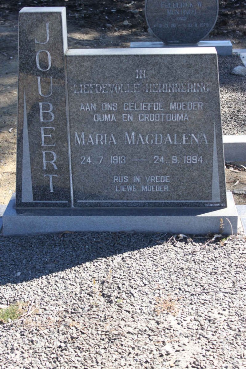 JOUBERT Maria Magdalena 1913-1994