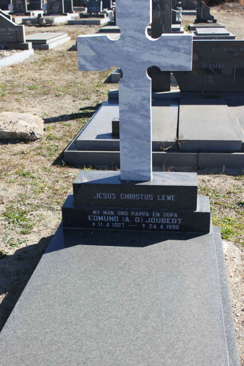 JOUBERT Edmund A.D. 1927-1990