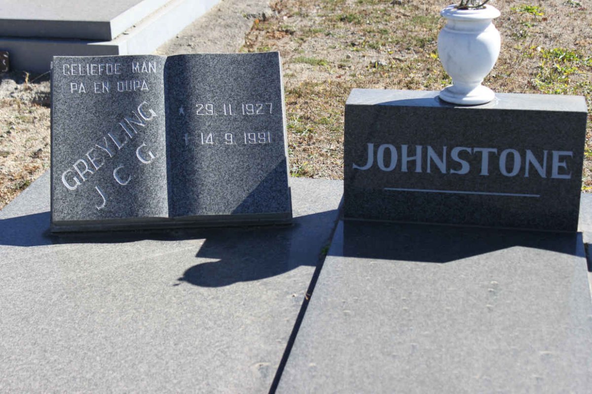 JOHNSTONE J.C.G. 1927-1991