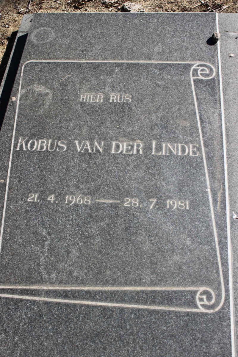 LINDE Kobus, van der 1968-1981