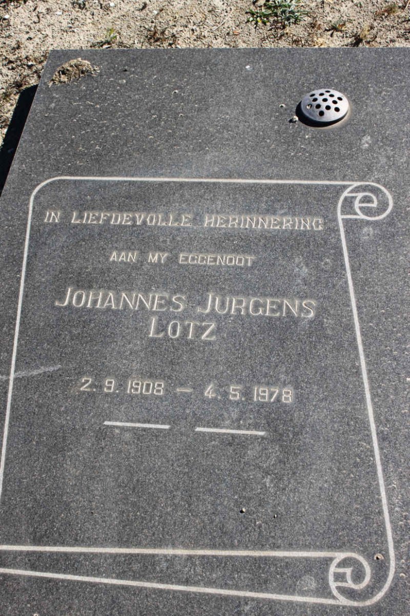 LOTZ Johannes Jurgens 1908-1978