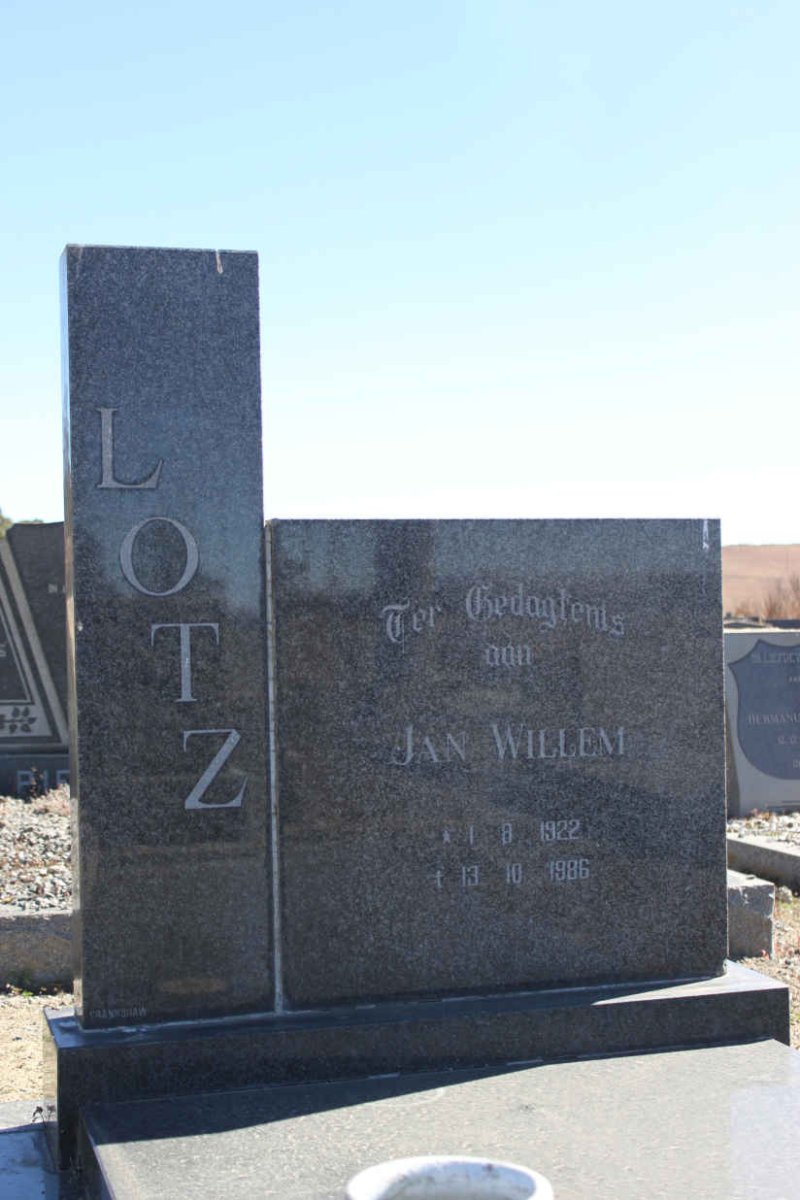 LOTZ Jan Willem 1922-1986