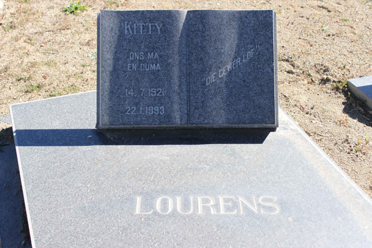 LOURENS Kitty 1921-1993
