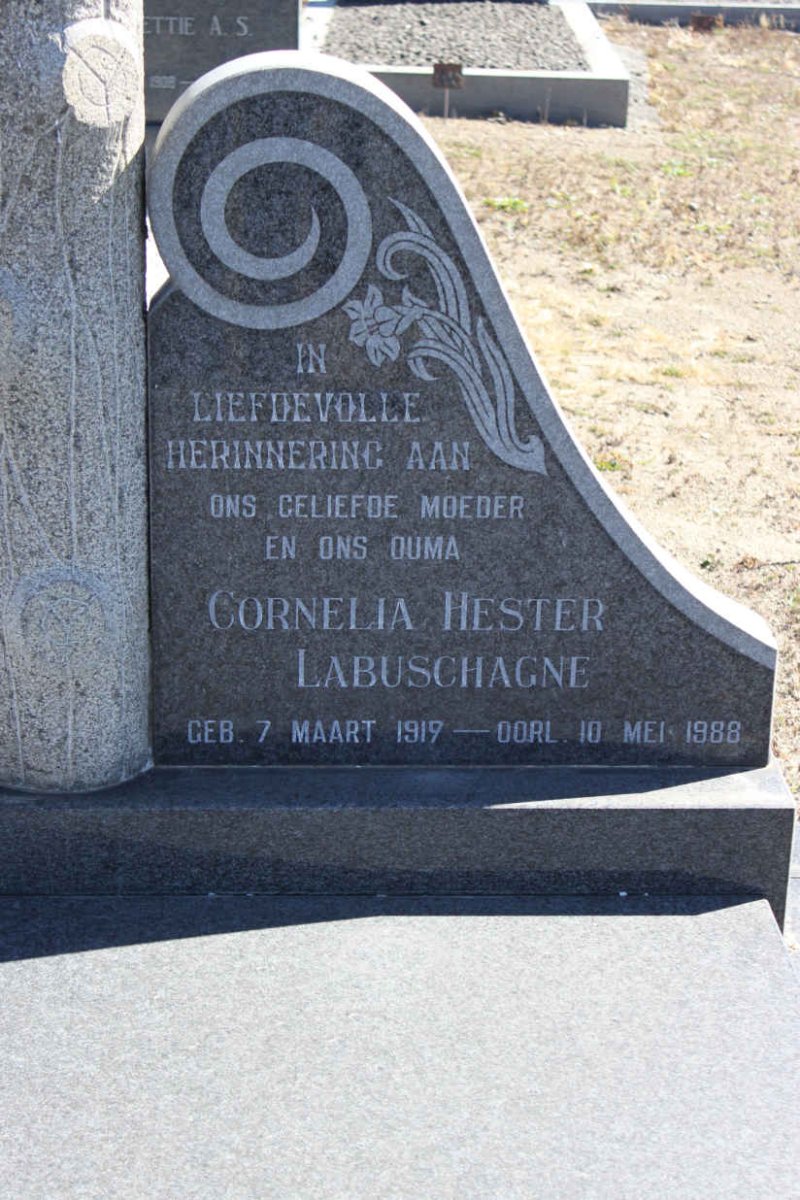 LABUSCHAGNE Cornelia Hester 1919-1988