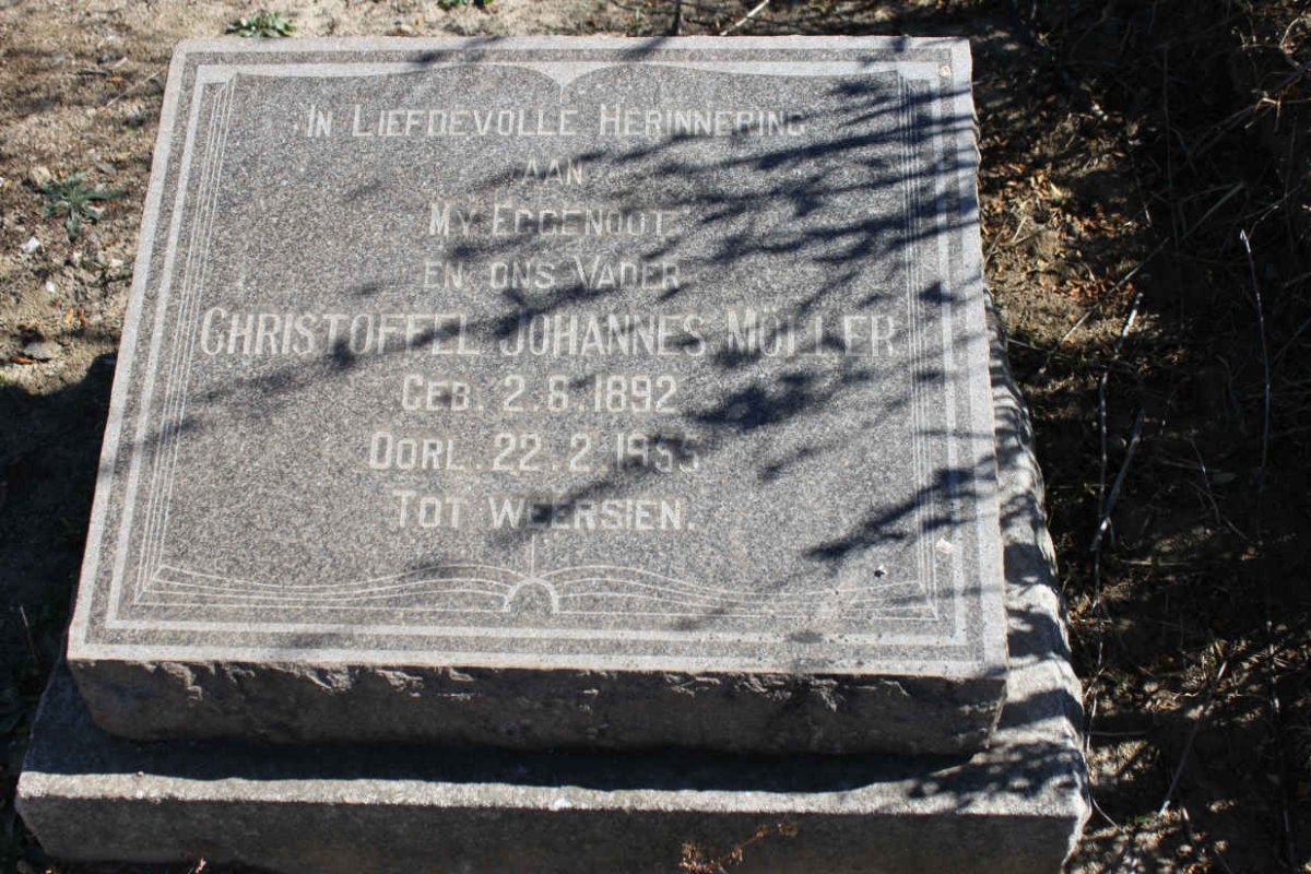 MÜLLER Christoffel Johannes 1892-1955