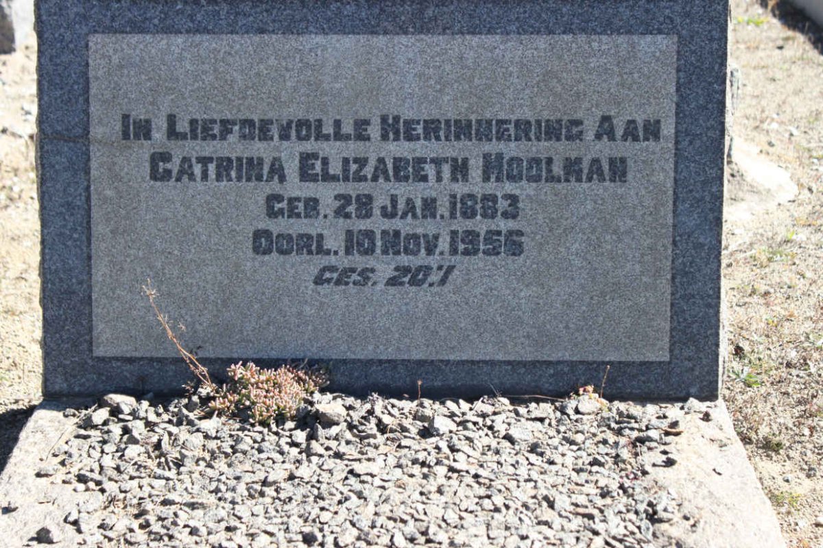MOOLMAN Catrina Elizabeth 1883-1956