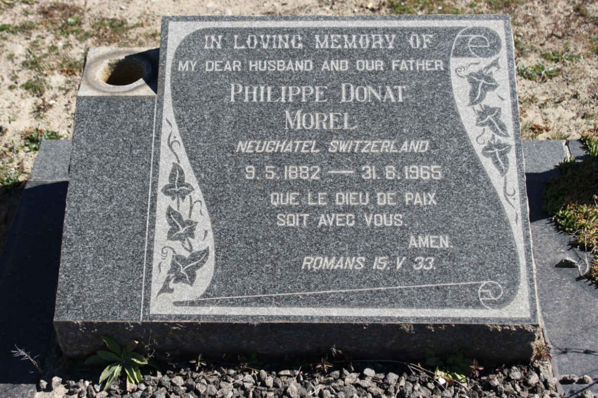 MOREL Philippe Donat 1882-1965
