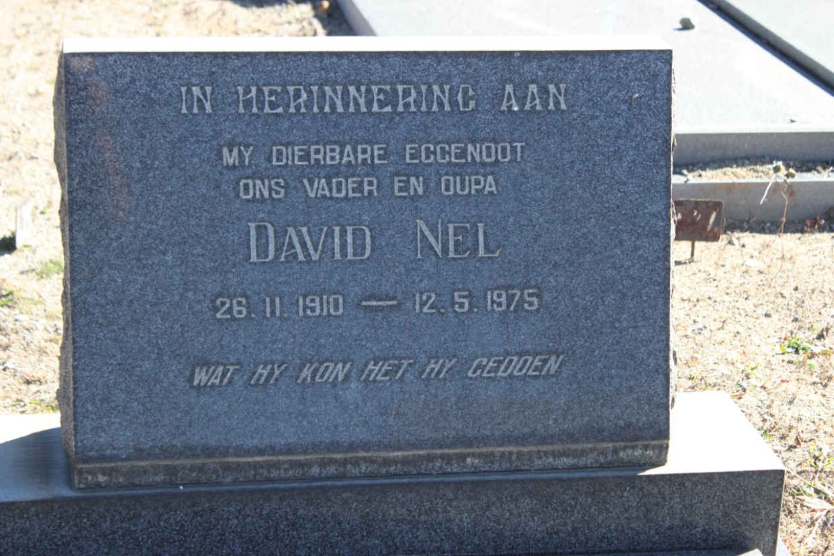 NEL David 1910-1975