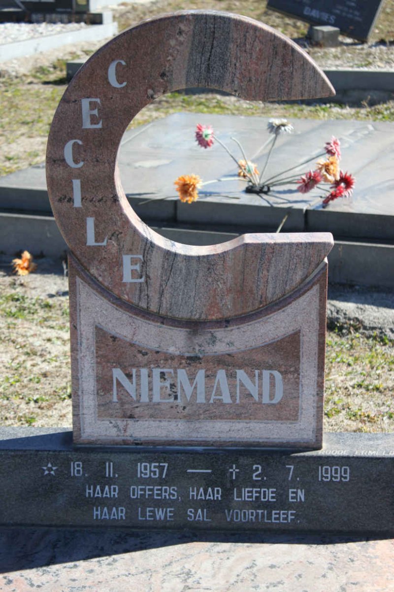 NIEMAND Cecile 1957-1999