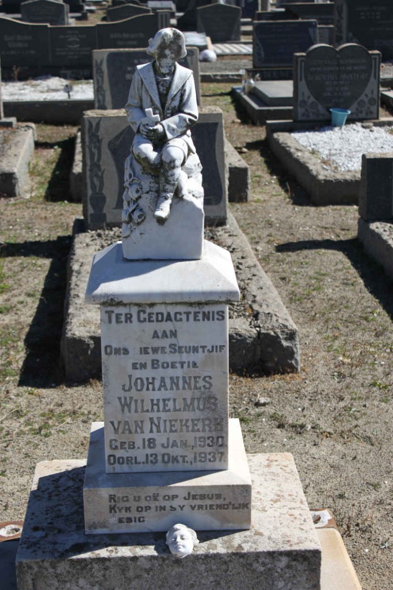 NIEKERK Johannes Wilhelmus, van 1930-1937