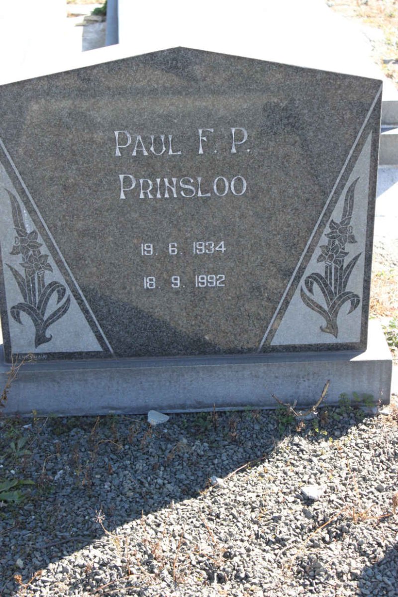 PRINSLOO F.P. 1934-1992