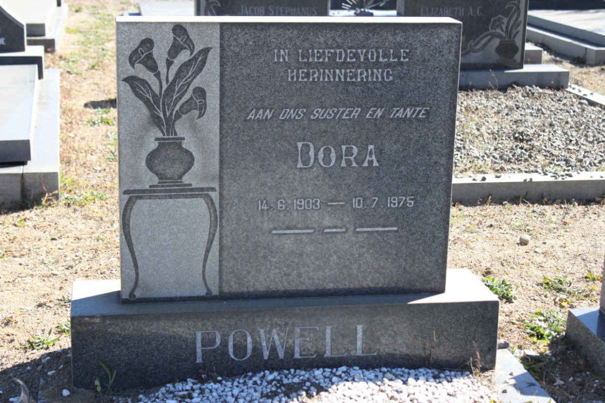 POWELL Dora 1903-1975