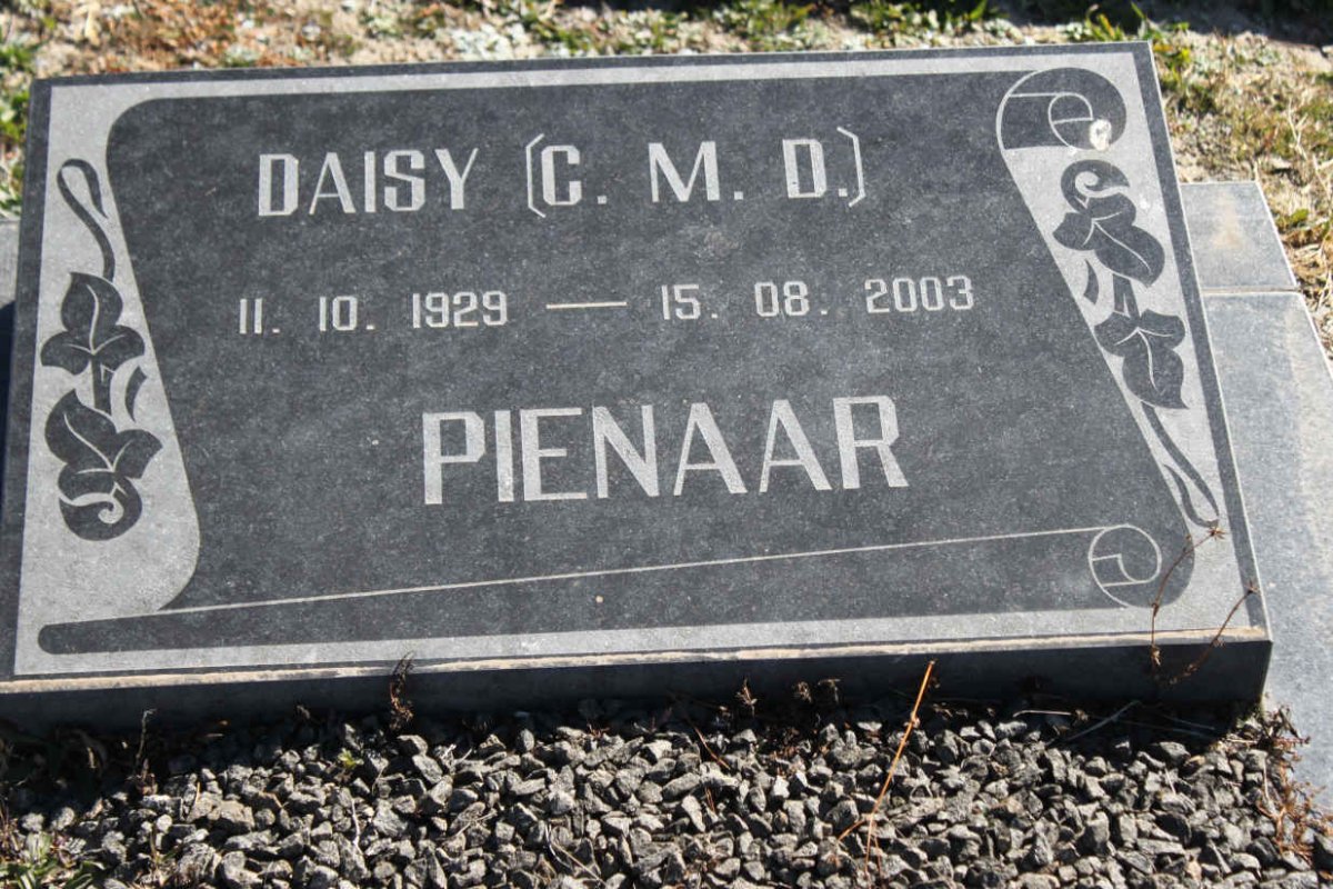 PIENAAR C.M.D. 1929-2003