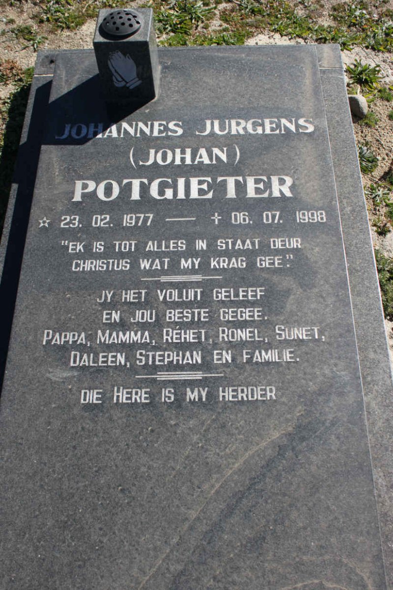 POTGIETER Johannes Jurgens 1977-1998