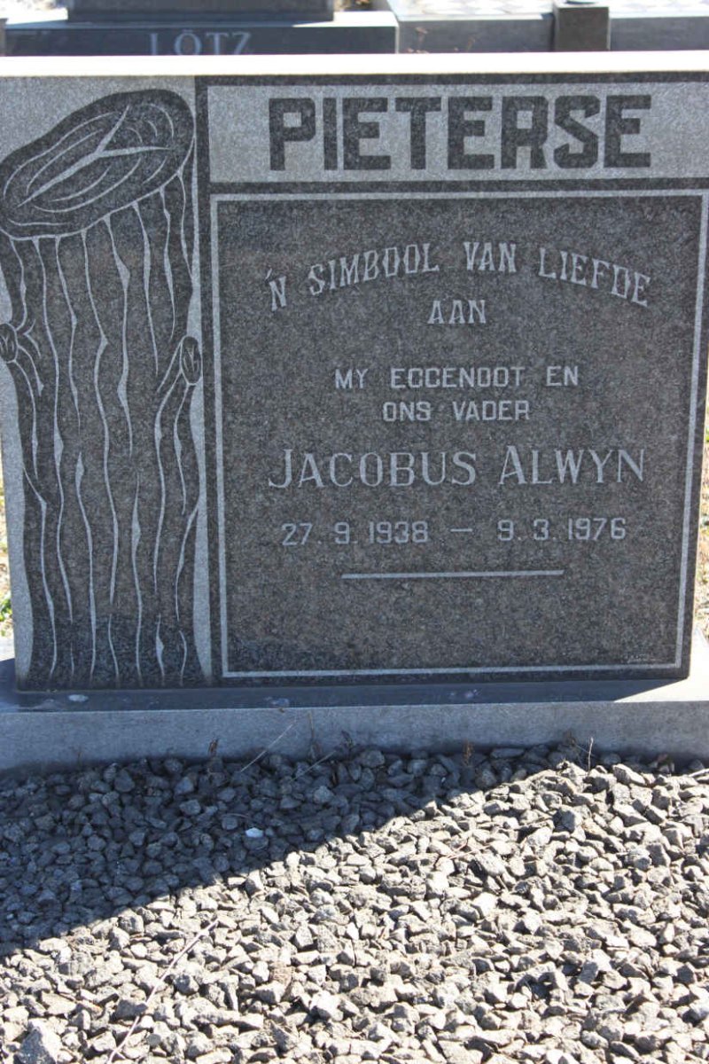 PIETERSE Alwyn Jacobus 1938-1976