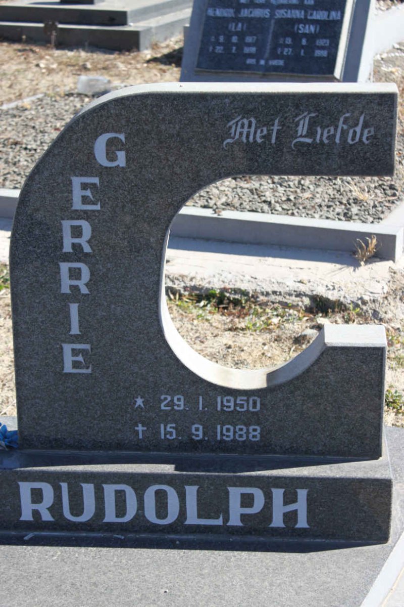 RUDOLPH Gerrie 1950-1988