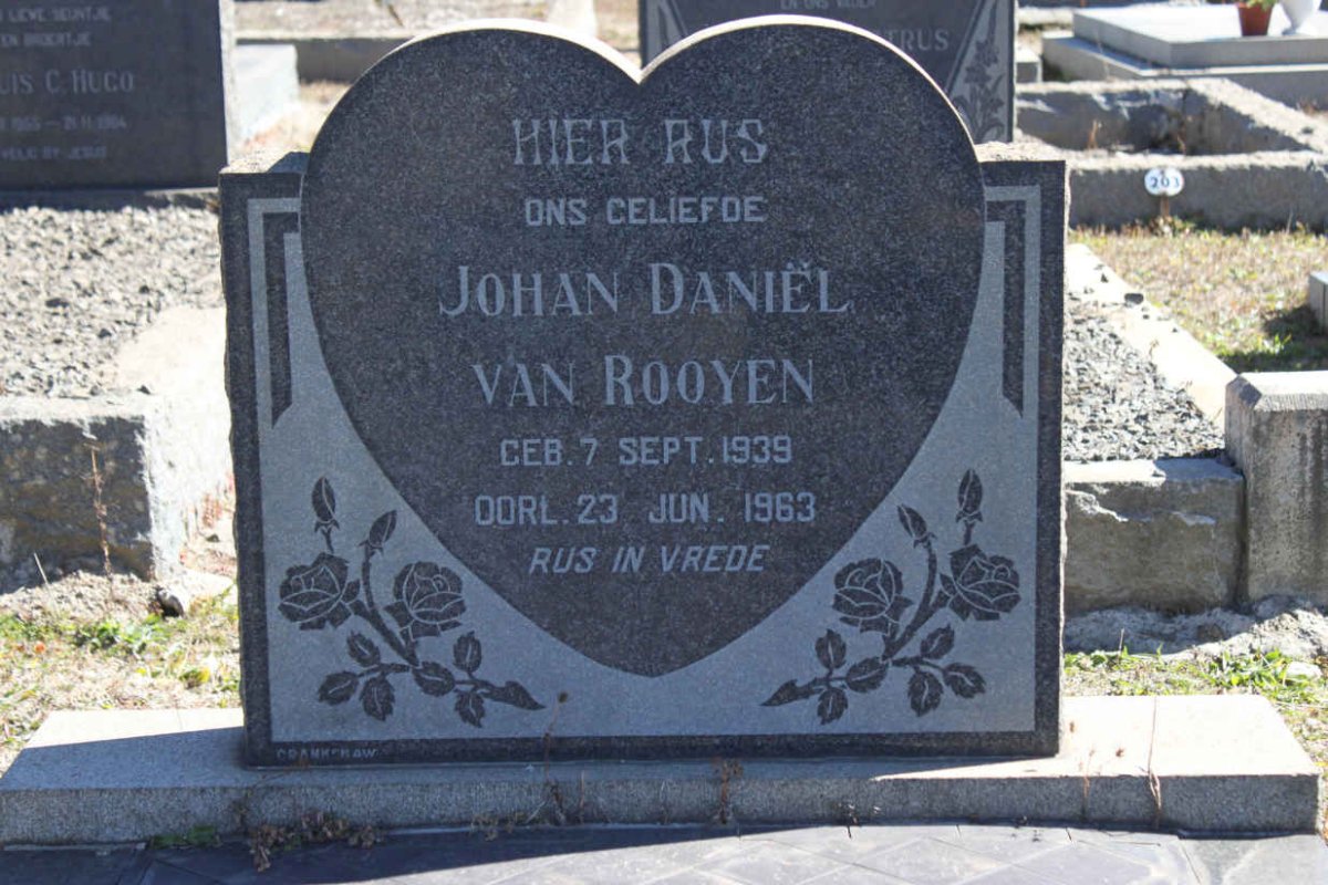 ROOYEN Johan Daniël, van 1939-1963