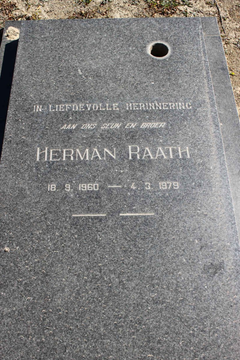 RAATH Herman 1960-1979