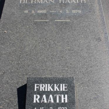RAATH Frikkie 1932-1999