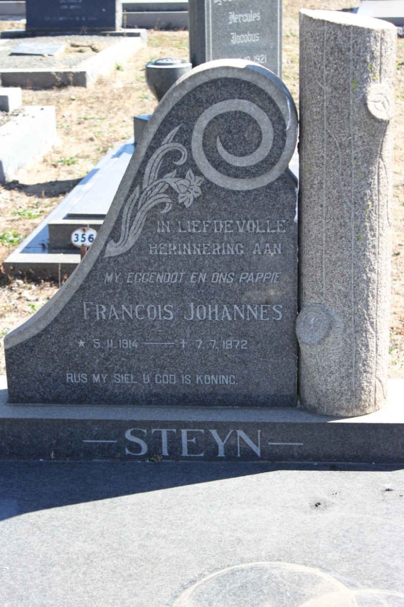 STEYN Francois Johannes 1914-1972