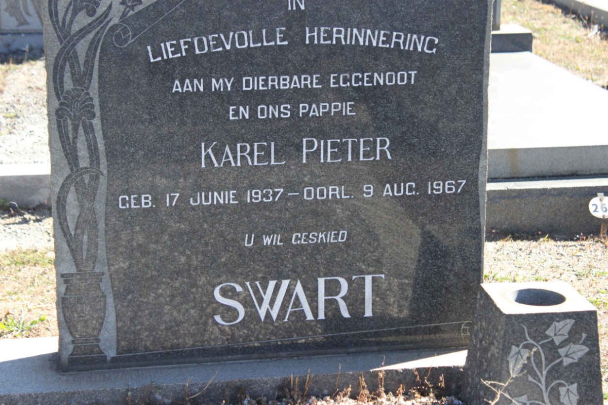 SWART Karel Pieter 1937-1967