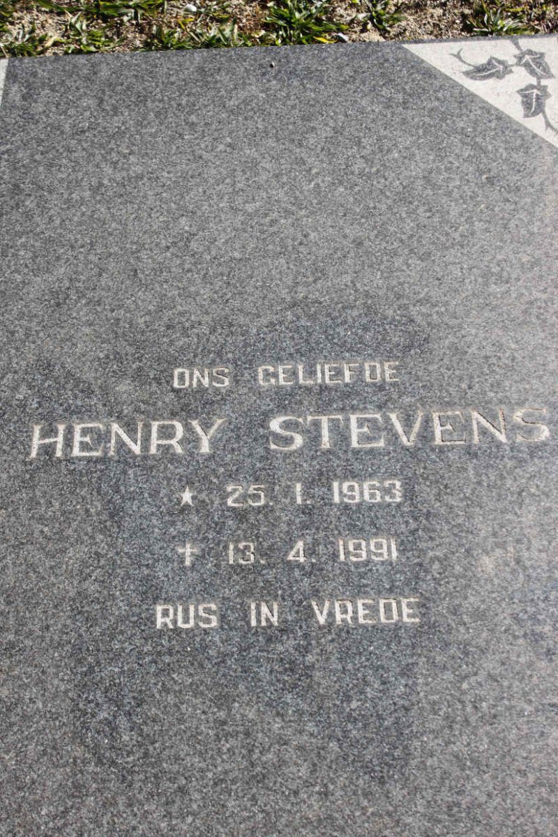 STEVENS Henry 1963-1991