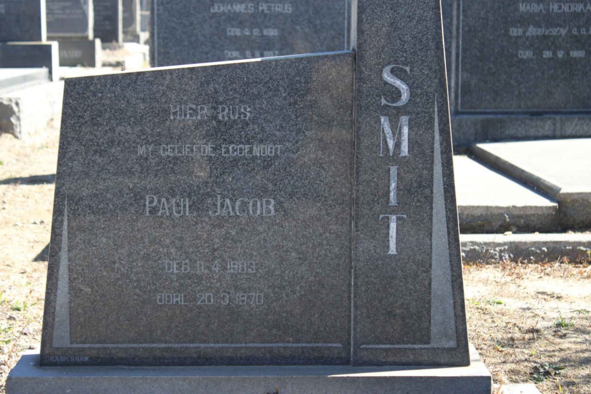 SMIT Paul Jacob 1903-1970