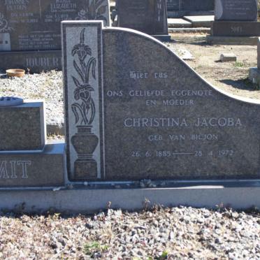 SMIT Christina Jacoba nee VAN BILJON 1885-1972