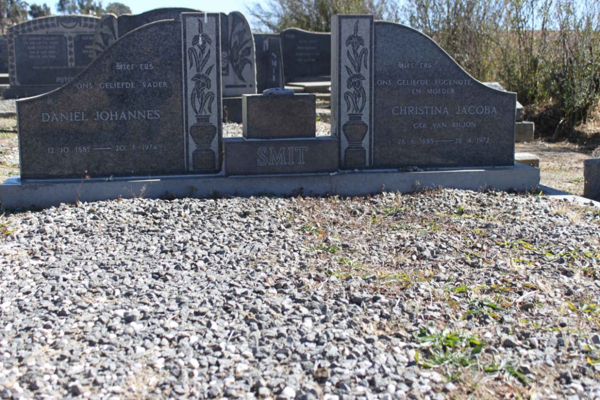 SMIT Daniël Johannes 1881-1974 &amp; Christina Jacoba VAN BILJON 1885-1972