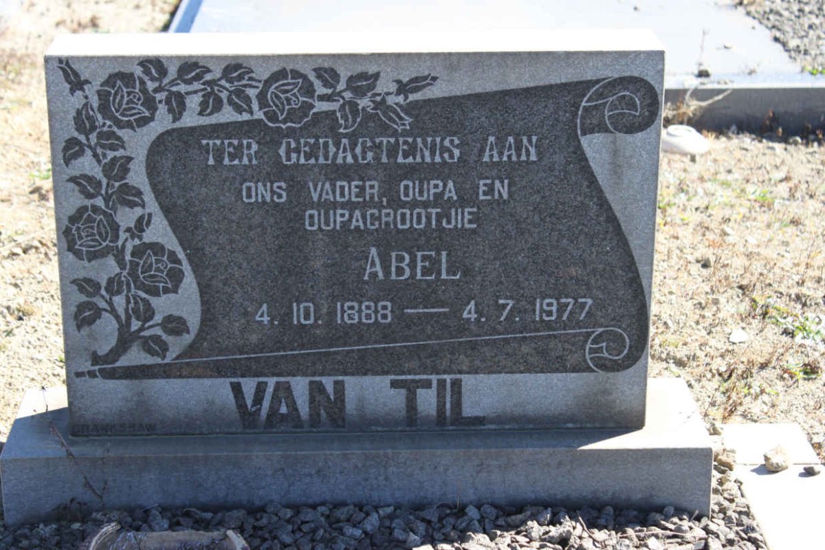 TIL Abel, van 1888-1977