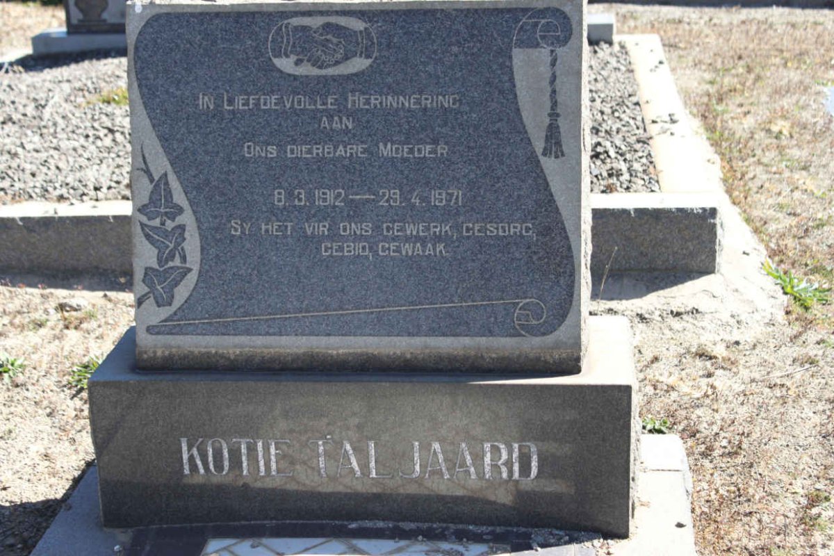 TALJAARD Kotie 1912-1971