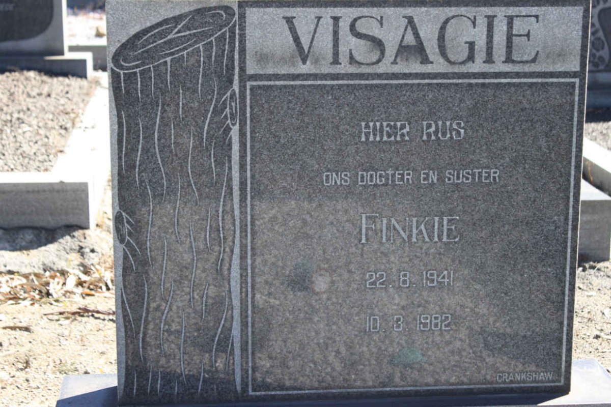 VISAGIE  Finkie 1941-1982