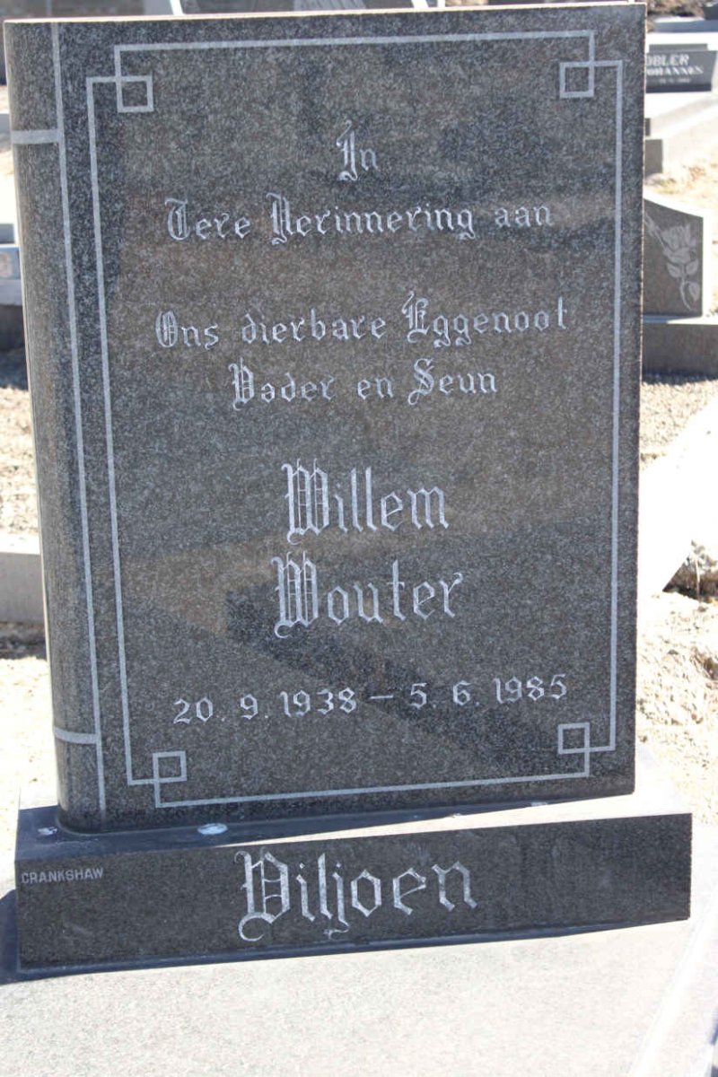 VILJOEN Willem Wouter 1938-1985