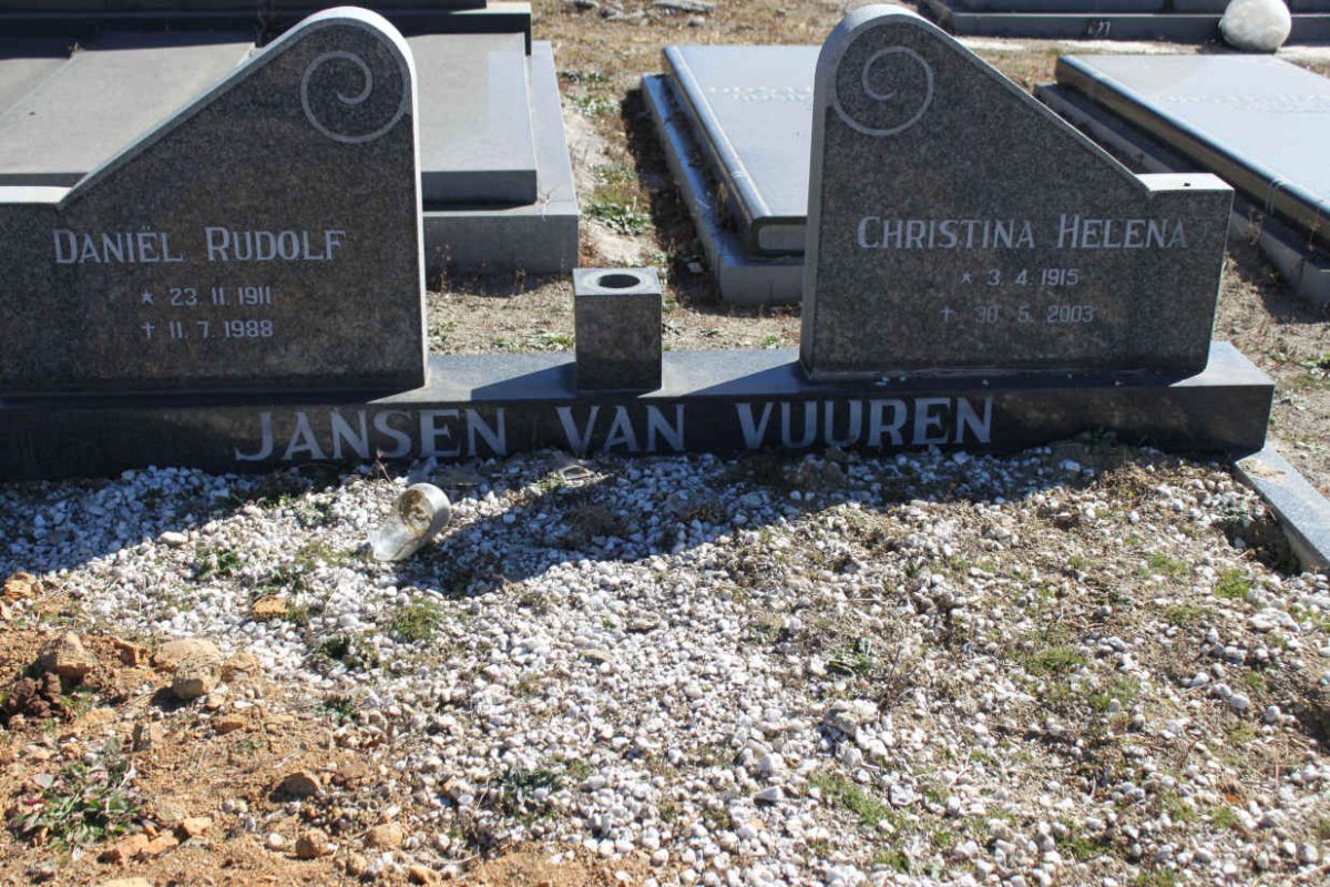 VUUREN Daniel Rudolf, Jansen van 1911-1988 &amp; Christina Helena 1915-2003