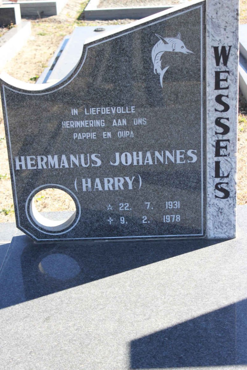 WESSELS Hermanus Johannes 1931-1978