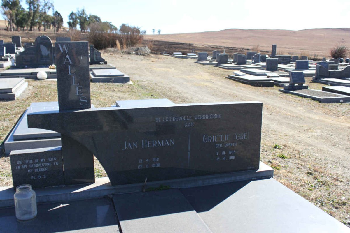 WALLES Jan Herman 1912-1988 & Grietjie ORENTH 1908-1991 _1