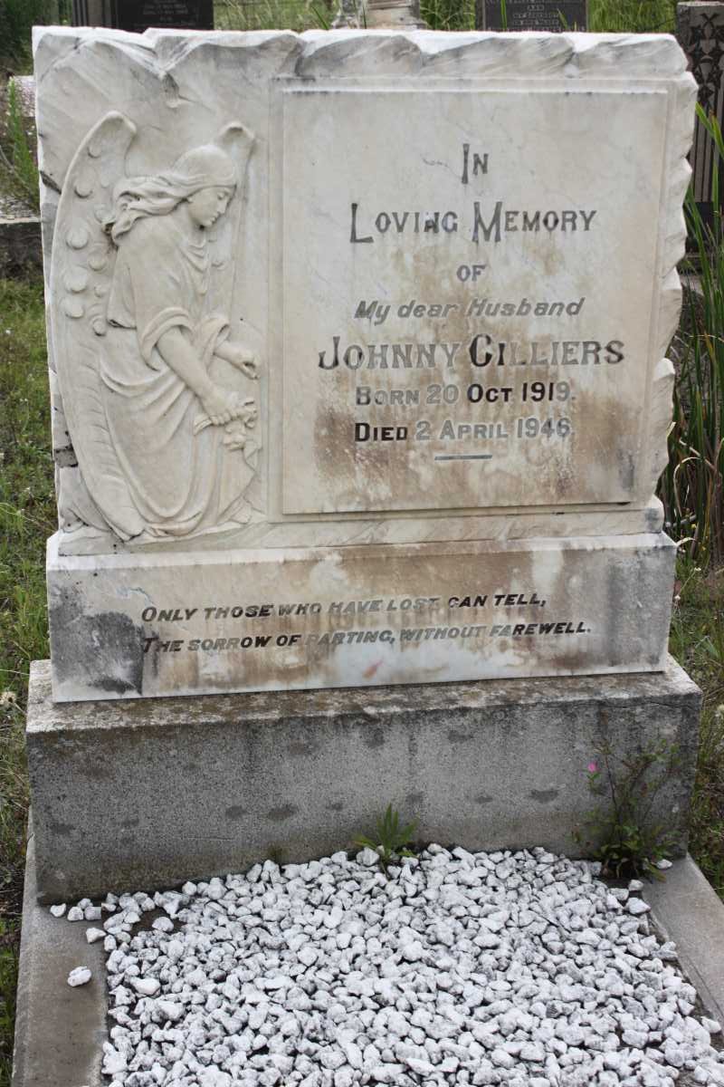 CILLIERS Johnny 1919-1946