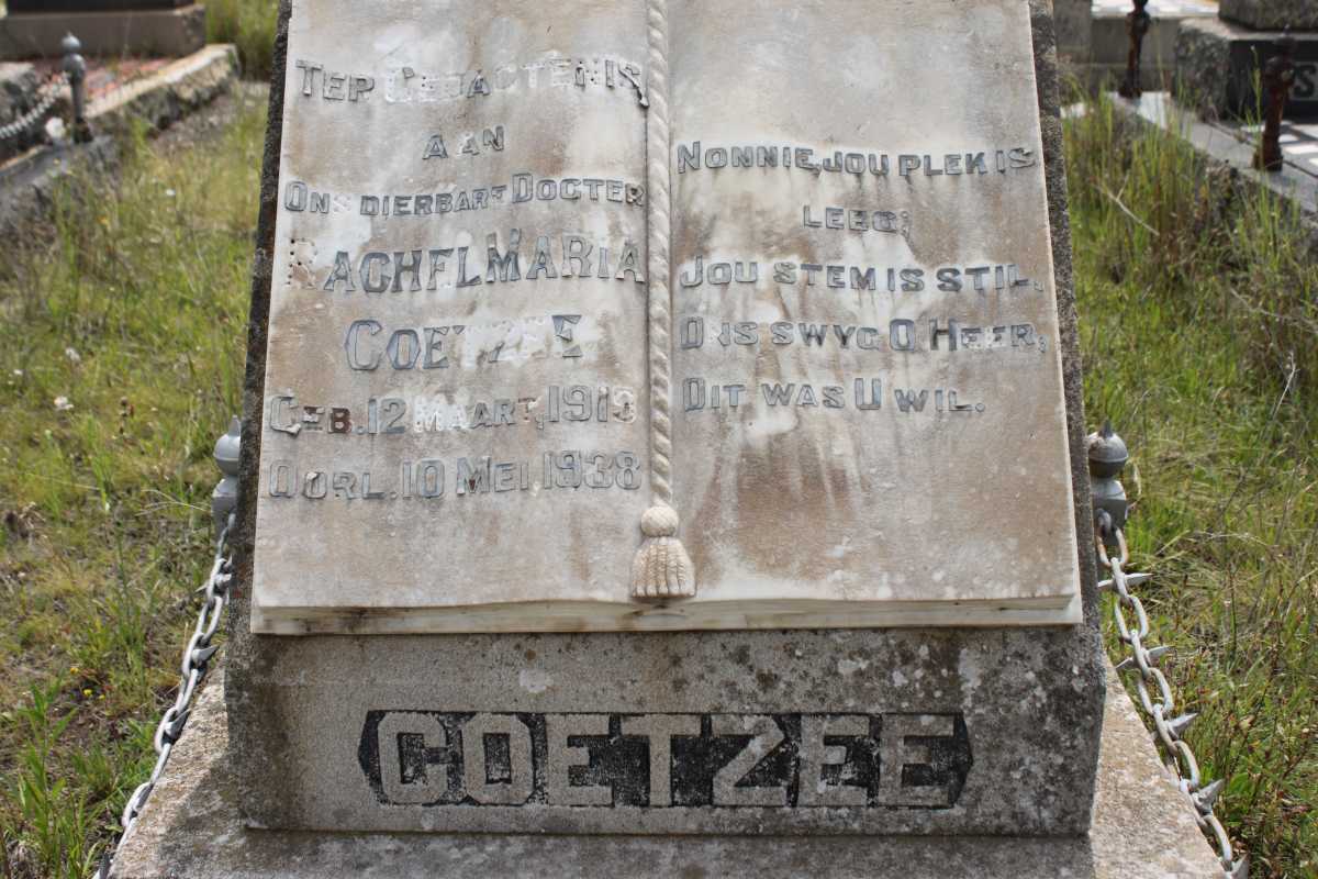 COETZEE Rachel Maria 1919-1938